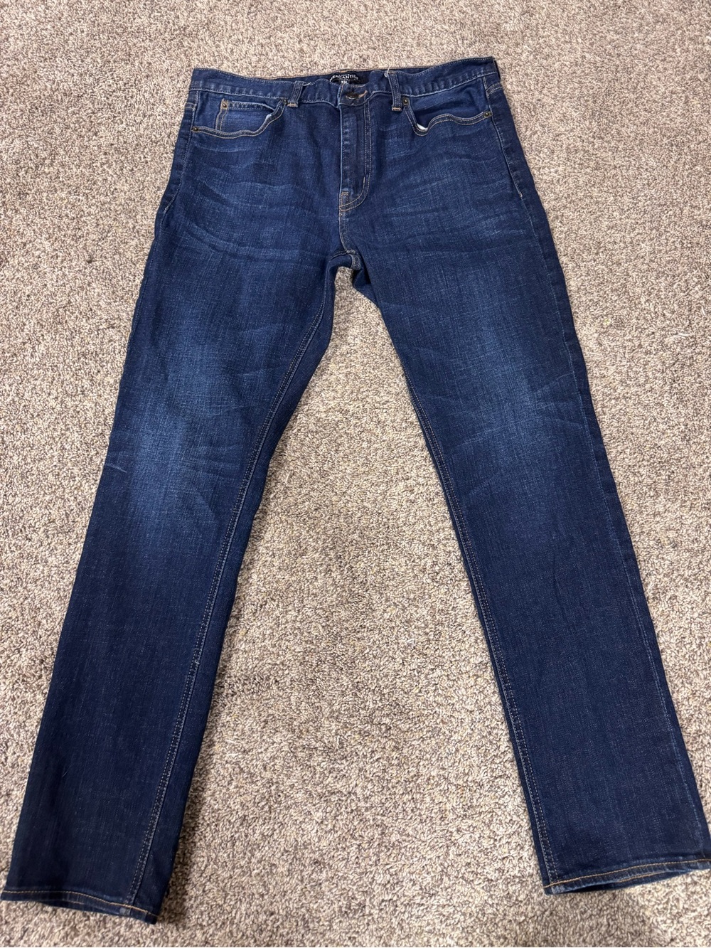 Men’s J.Crew Mercantile Dark Wash Straight Leg Jeans 34x32